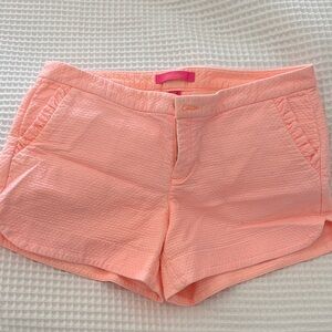 Lilly pulitzer bright peach shorts
